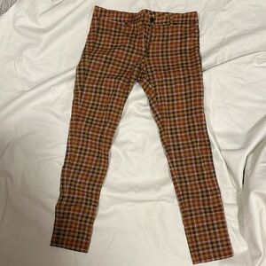 J McLaughlin plaid print pants